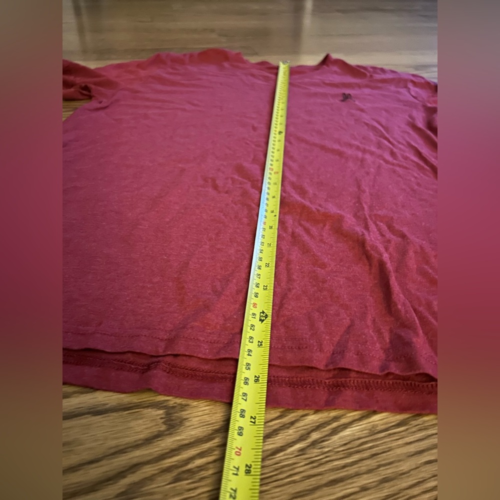 Psycho Bunny T-Shirt Mens‎ Malton Crimson Embossed Logo V-Neck - Picture 6 of 9